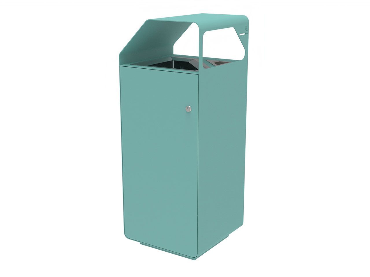 Держатель для мусора из листового металла с пепельницей Lazzari Майами ARCH-00129152 - Вид №1