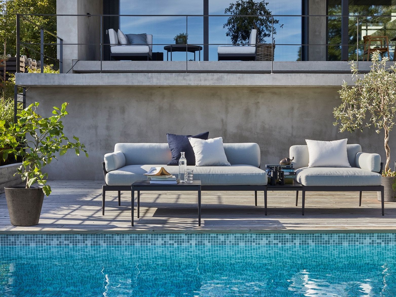 Садовое кресло Sunbrella® с подлокотниками Skargaarden Anholt ARCH-00137070 - Вид №3