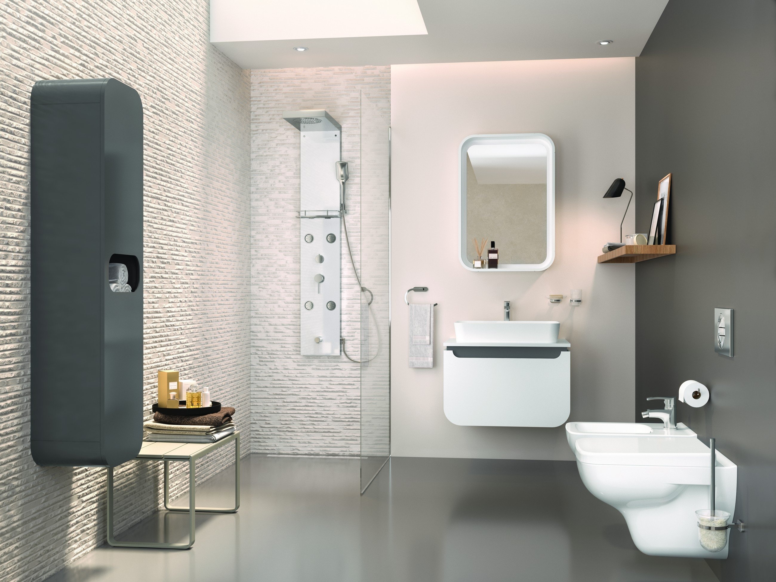 PN1070.01.BB Верхний модуль с зеркалом Creavit  - Вид №2