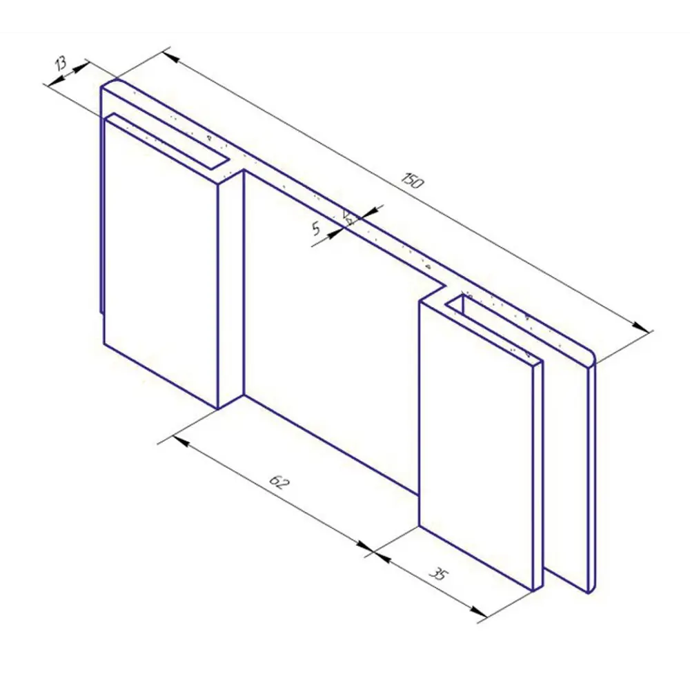 Добор дверной коробки телескопический 2070 мм ПВХ цвет кремовый KAPELLI STLM-2199292 - Вид №3
