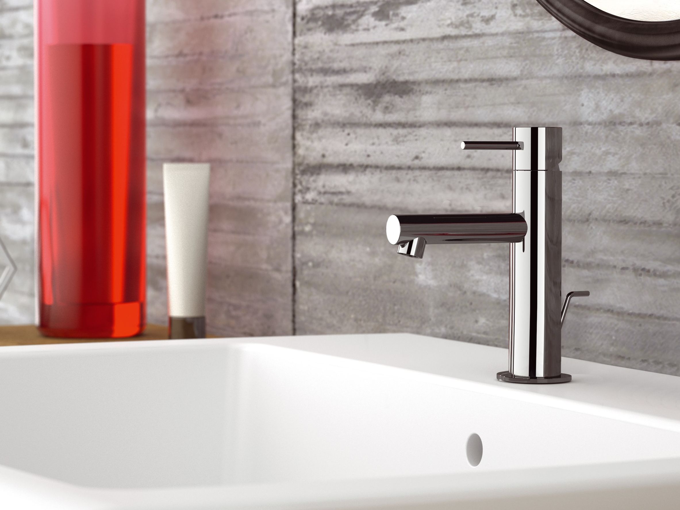 Латунный однорычажный смеситель для раковины Rubinetterie Mariani Ultraminimal ARCH-00042033