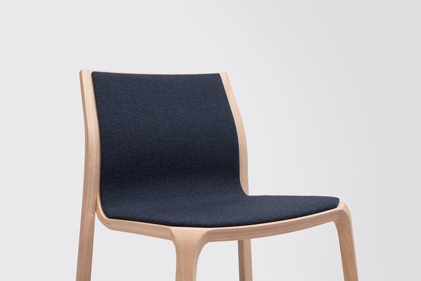 ONDARRETA Штабелируемый деревянный стул со встроенной подушкой Silu sun-id-1451229 - Вид №4