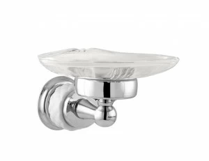 065578.R00.01 Подставка для мыльницы из белого фарфора Золото 24К