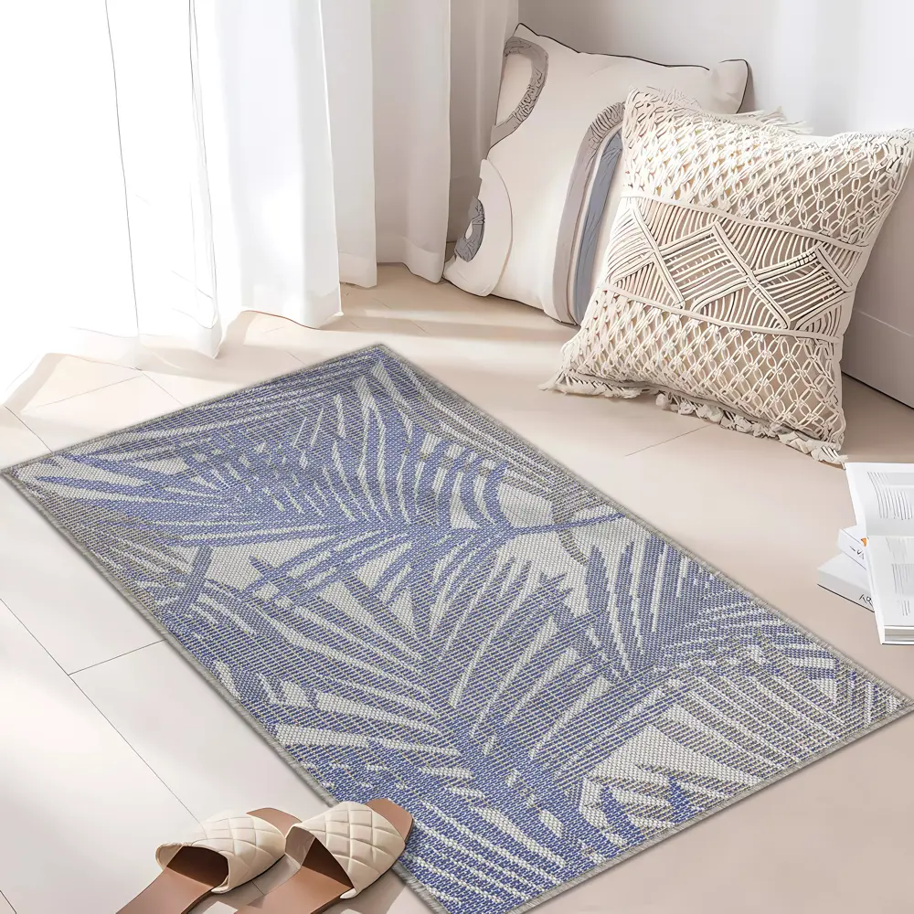 Циновка Дели 80x120 см полипропилен 84315_53111 цвет синий ROYALTAFT STLM-2158950