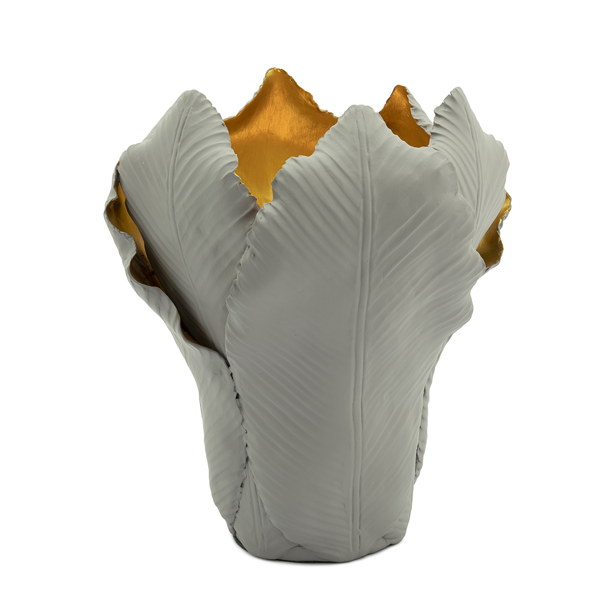 300054-93 ABHIKA ПОДСВЕЧНИК ТЮЛЬПАН BIG BLACK/GOLD  - Вид №5