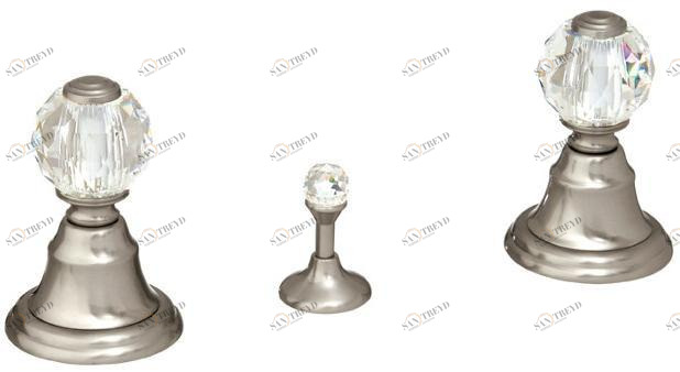 Bronces Mestre Смеситель для биде на 3 отверстия с кристаллами swarovski® Pacifica sun-id-1356841