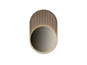 Настенное зеркало со встроенным освещением