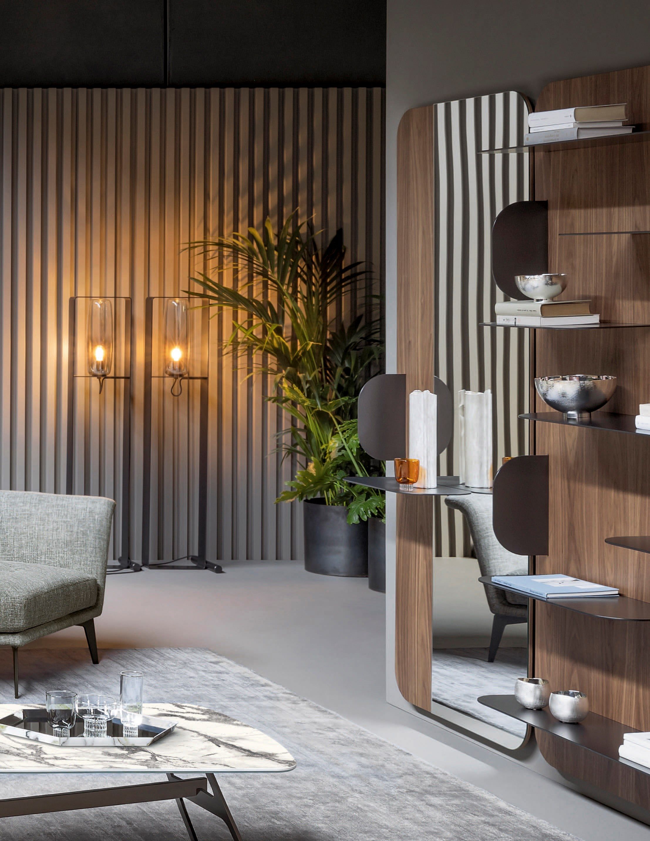 Прямоугольное зеркало с настенной полкой BONALDO Blabla ARCH-00108823 - Вид №2