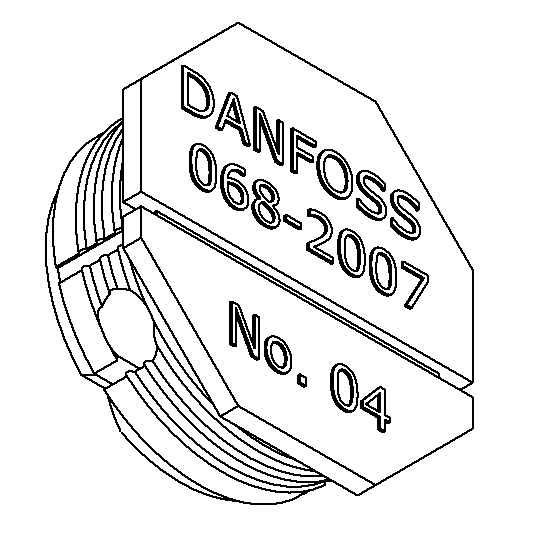 Danfoss Клапанные узлы в сборе с фильтром для клапанов T 2 / TE 2 Клапанный узел № 02 для T/TE 2 068-2092  - Вид №5