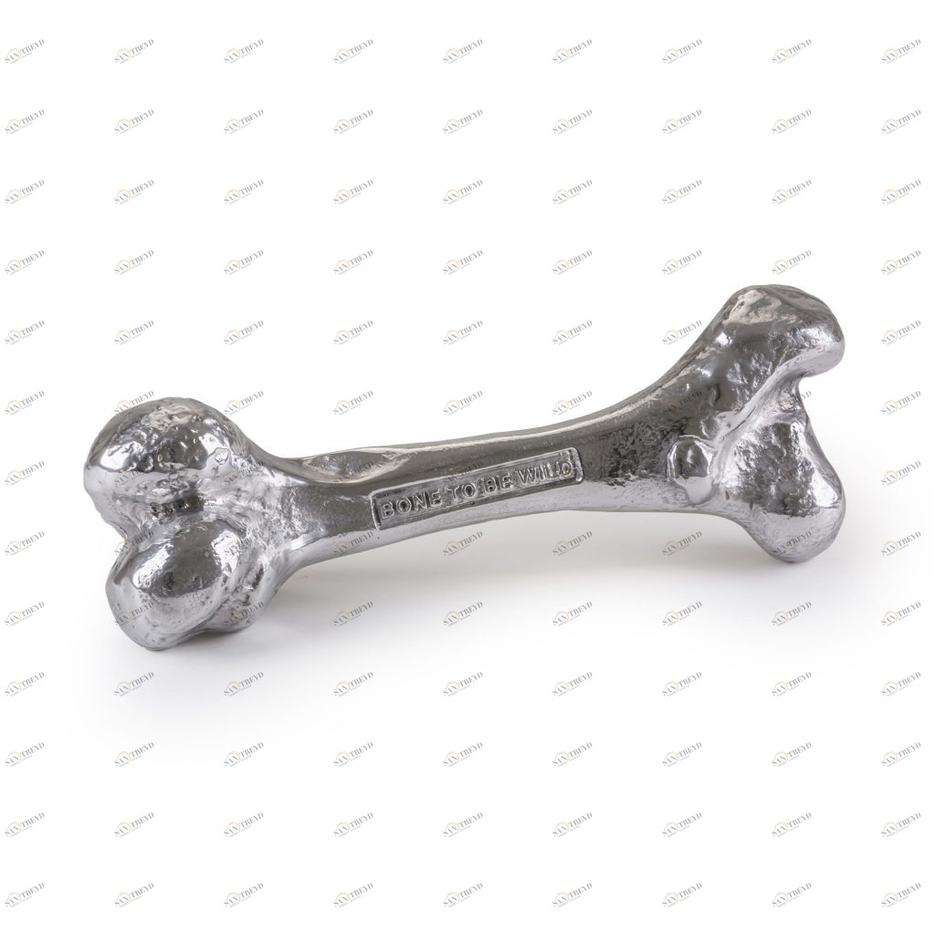 Статуэтка алюминиевая серебристая Wundekammer Bone SELETTI  00-3883241 Серебро 