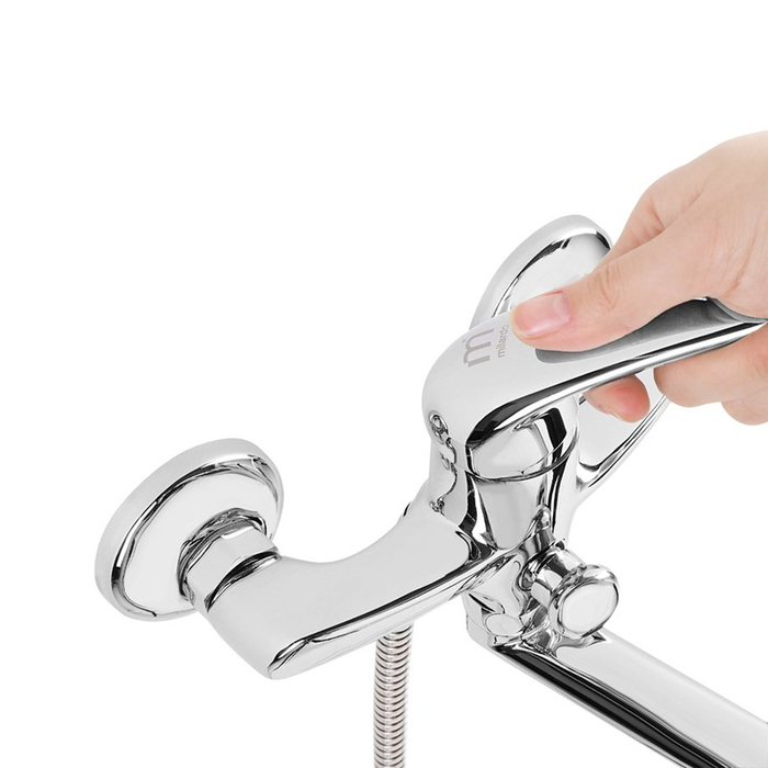 BA232A9CK MI Milardo Baffin Смеситель для ванны с длинным изливом Baffin Россия  - Вид №2