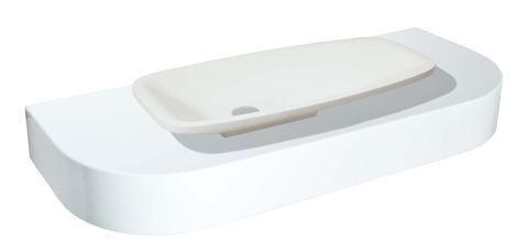 13172 Раковина Montebianco Tuscany Santreyd - Вид №1