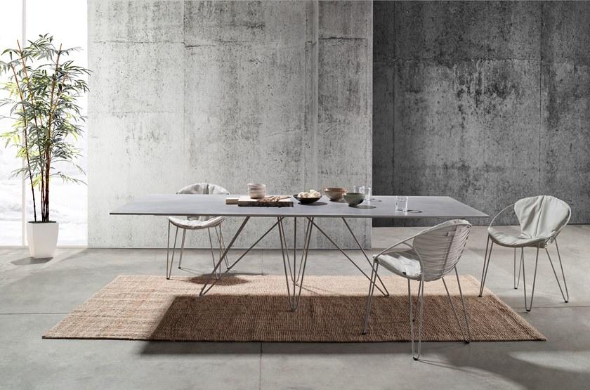 Joli Штабелируемое кожаное кресло с обивкой Wire sun-id-1457063 - Вид №2