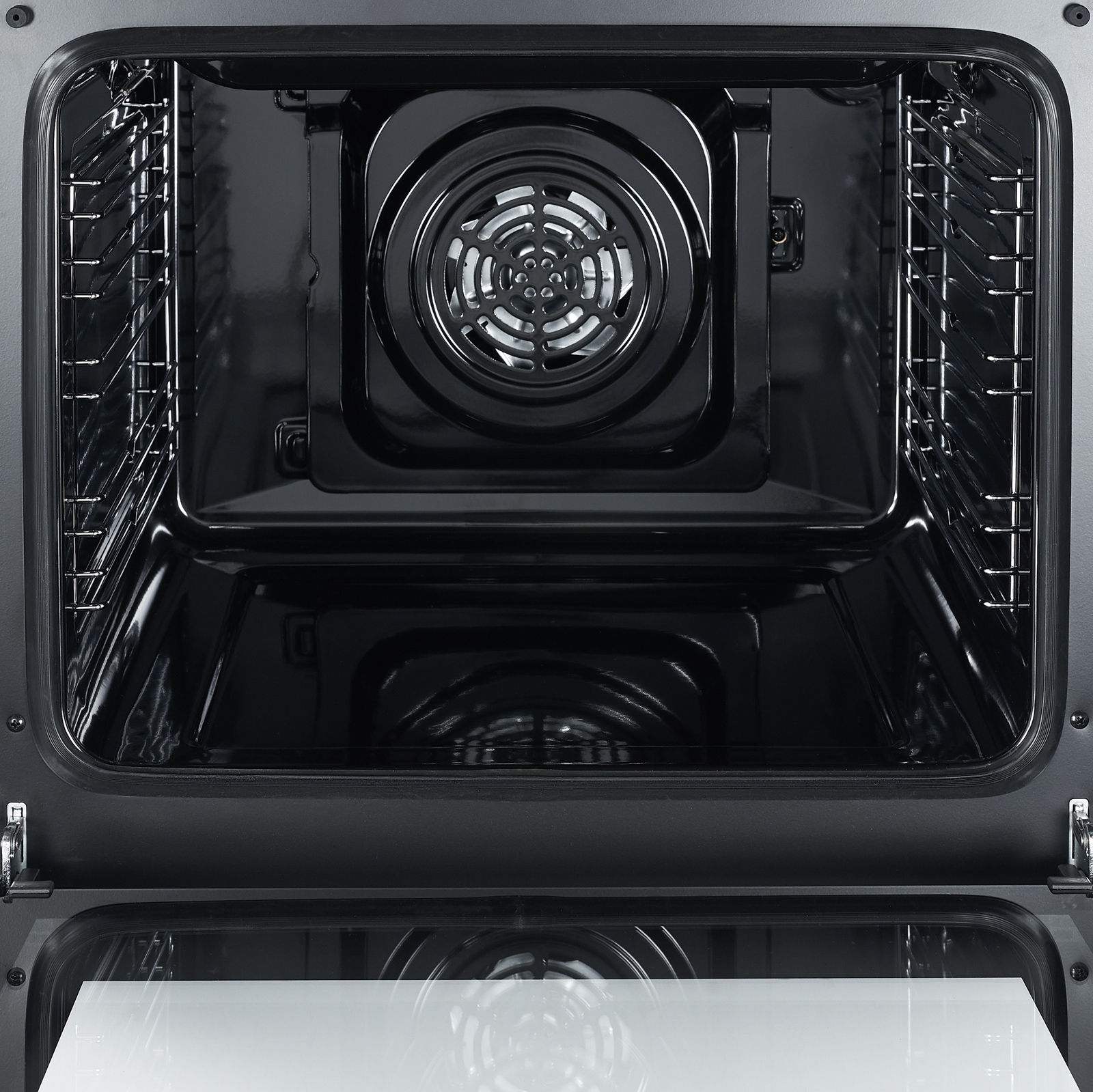 EOA 29 PDB 59.5х59.5x61 см, 58л, 9 режимов, утапливаемые переключатели, дисплей, электронное управление с сенсорными кнопками, гриль, конвекция, черное стекло Weissgauff Santreyd  - Вид №3