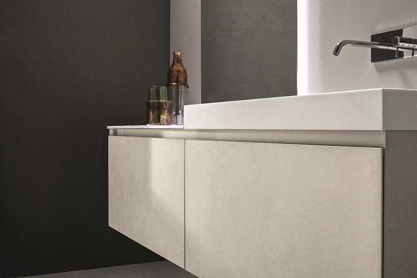 Birex Подвесная тумба под умывальник из лакированного меламина 45 sun-id-1362919 - Вид №1