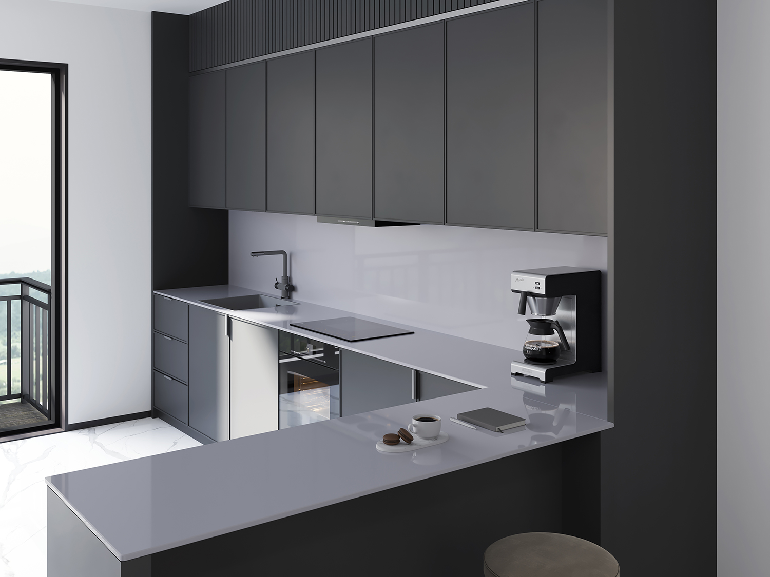 Бесконечная элегантность: керамический слэб STAROTECH STP-ST163 INCOLOR Double Polished - Вид №4