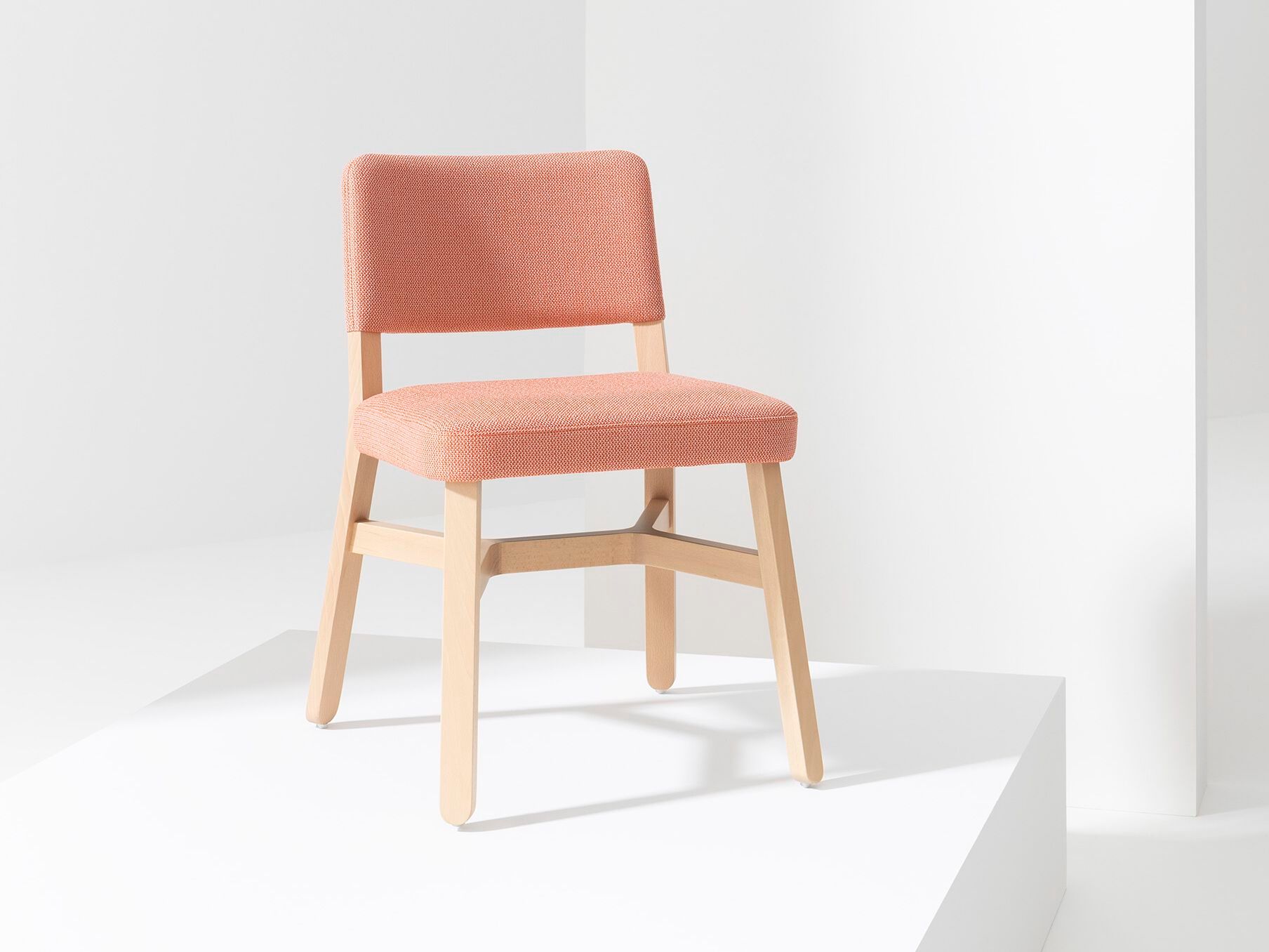 Мягкий стул из бука Billiani круассан ARCH-00134707 - Вид №1