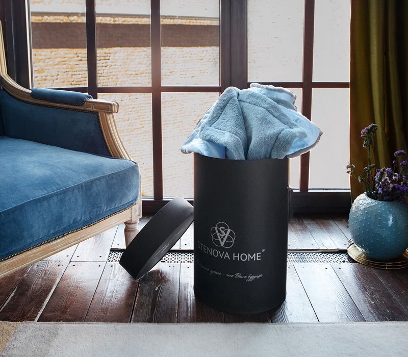 Victoria Stenova 111181 ПЛЕД меховой FROST GRAY  - Вид №7