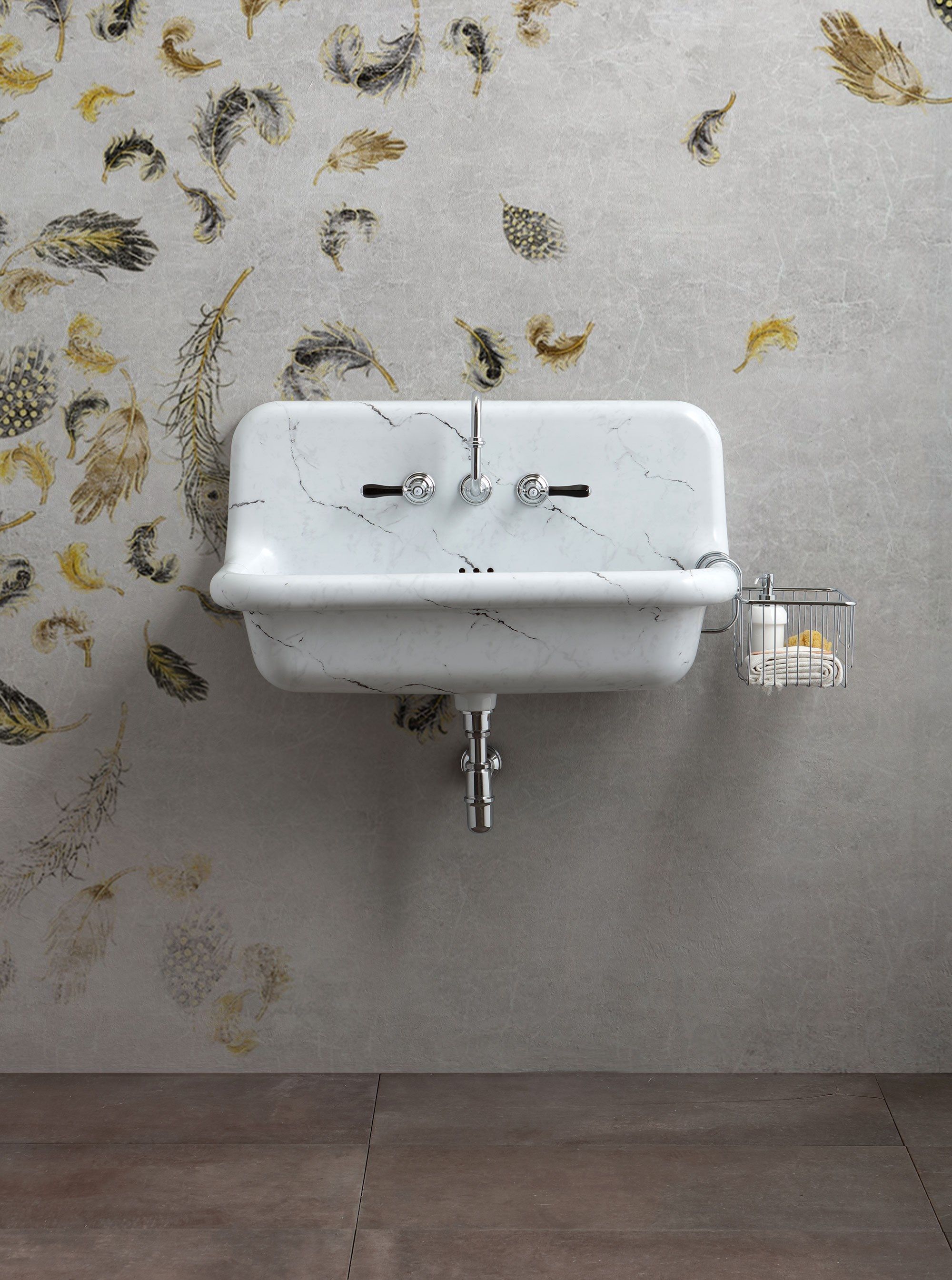 Керамическая прямоугольная подвесная раковина BLEU PROVENCE TrueColors ARCH-00040185 - Вид №13