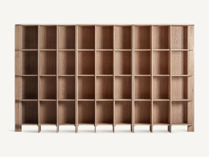 Отдельно стоящая полка из дуба