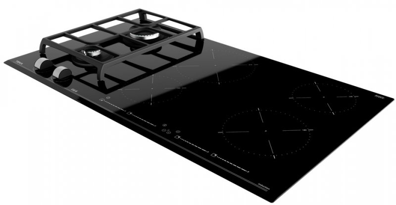1320308 Варочная панель Teka HYBRID JZC 96324 ABN BLACK Италия  - Вид №2
