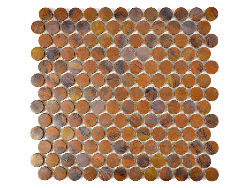 Медная мозаика на керамической подложке Mosaix металл ARCH-00134344 - Вид №1