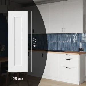 Фасад KONSENSA Котлас: белый МДФ для элегантной кухни 89387737