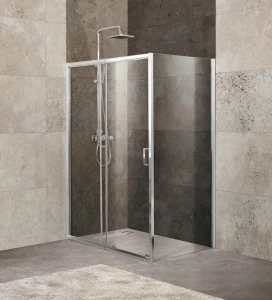 Душевой уголок BelBagno UNIQUE-AH-1-120/135-100-C-Cr