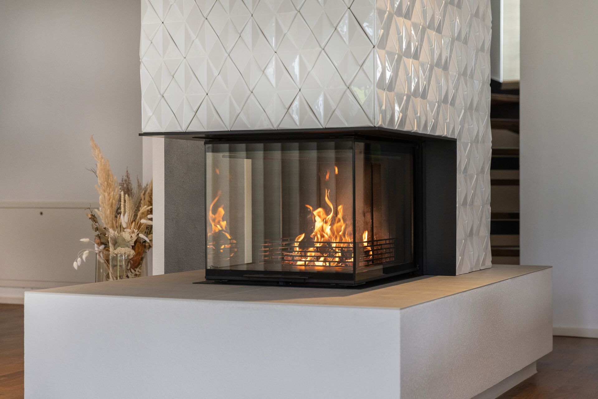 Стальной дровяной камин с тройным фасадом RÜEGG RIII ARCH-00001709 - Вид №3