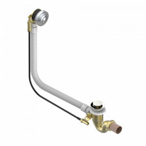 U93-300/70 Автоматический донный клапан для ванны длина сифона 70 см Thg-paris Malmaison métal Матовый никель