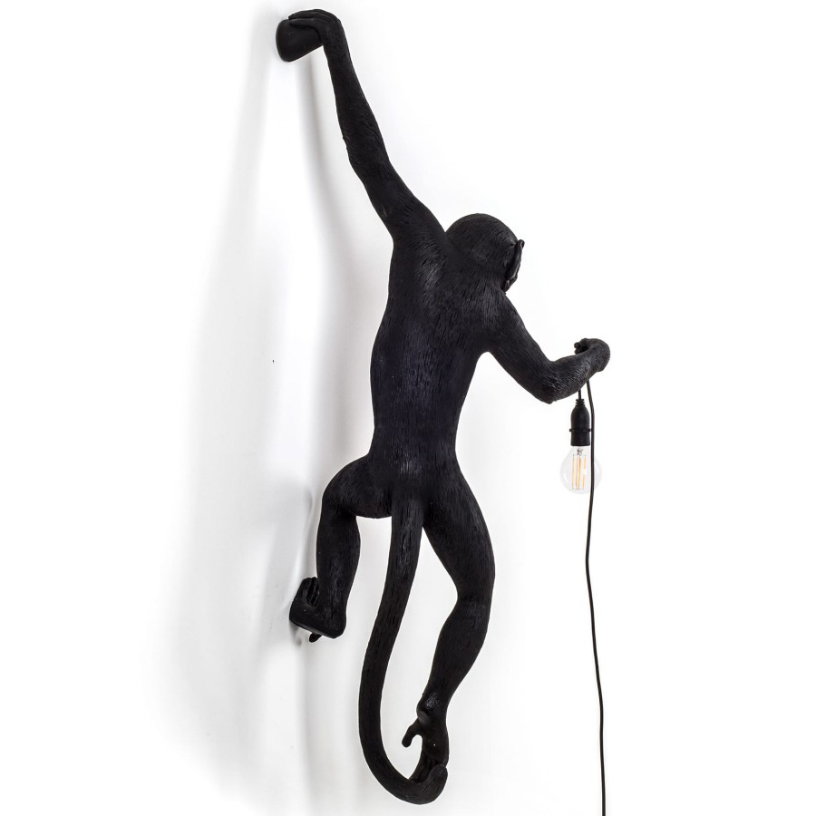 Светильник Monkey Lamp Hanging, черный Seletti 14921 - Вид №2