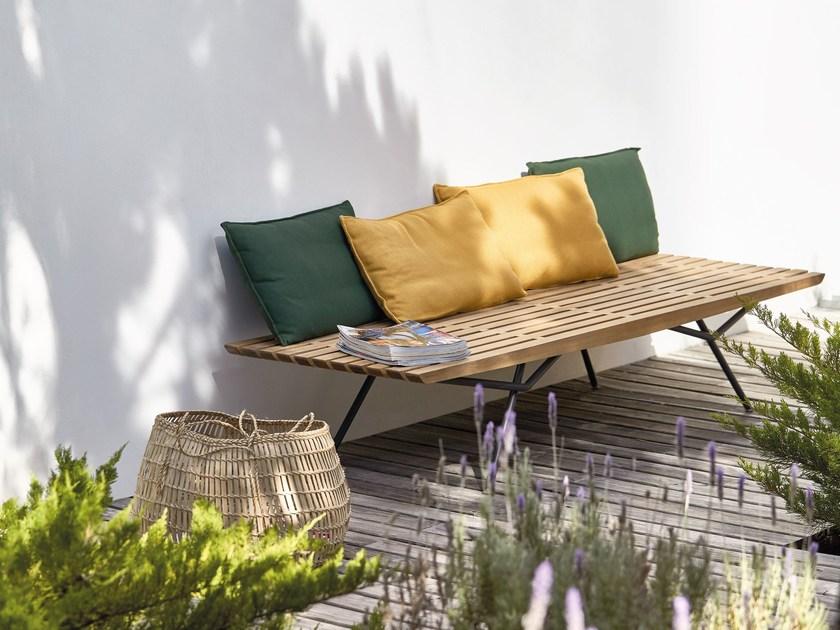 MANUTTI Скамья в ироко без спинки San sun-id-1445757 - Вид №1