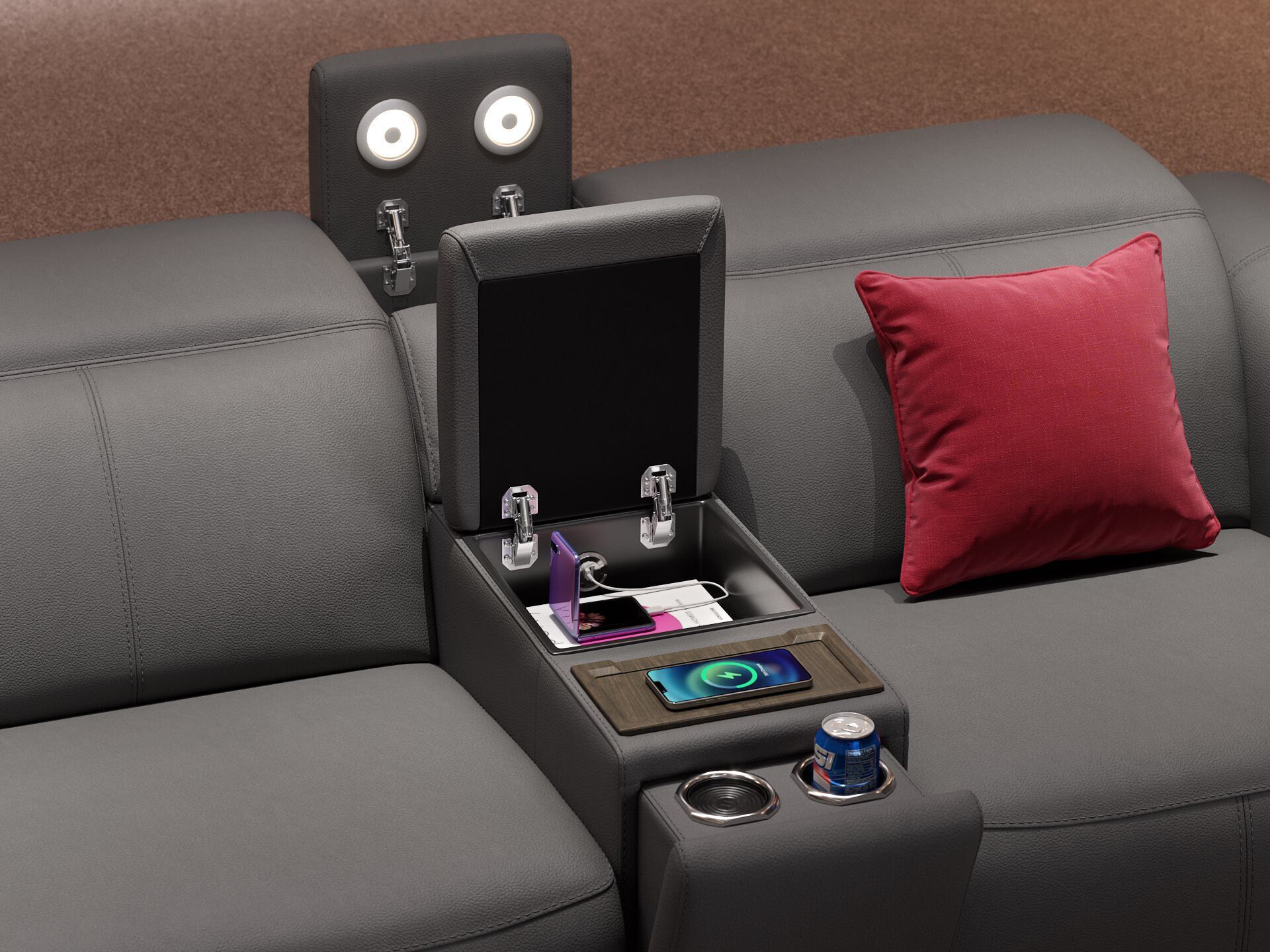 Кожаный угловой диван Sofanella тысячный ARCH-00022714 - Вид №5