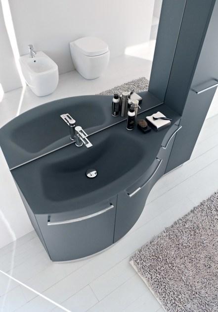 Ideagroup Тумба под умывальник с дверцами со шкафом My fly evo sun-id-1355407 - Вид №1