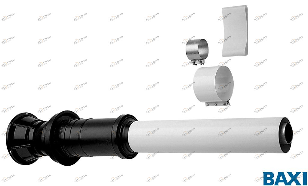 KHG71403641 Вертикальный наконечник для коакс. трубы диам. 60/100 мм, длина 1000 мм BAXI 