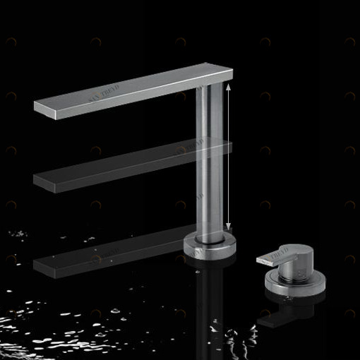 Смеситель на два отверстия 7KYO0001 Geda Nextage Kyo с подвижным поворотным изливом