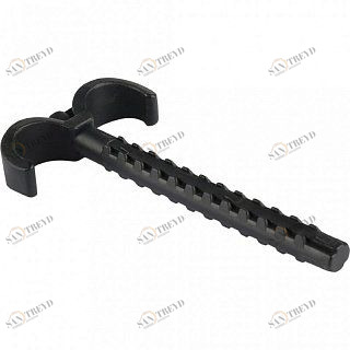 Дюбель-крюк двойной, для труб d=16мм, длина 80мм STOUT SMF0003028016