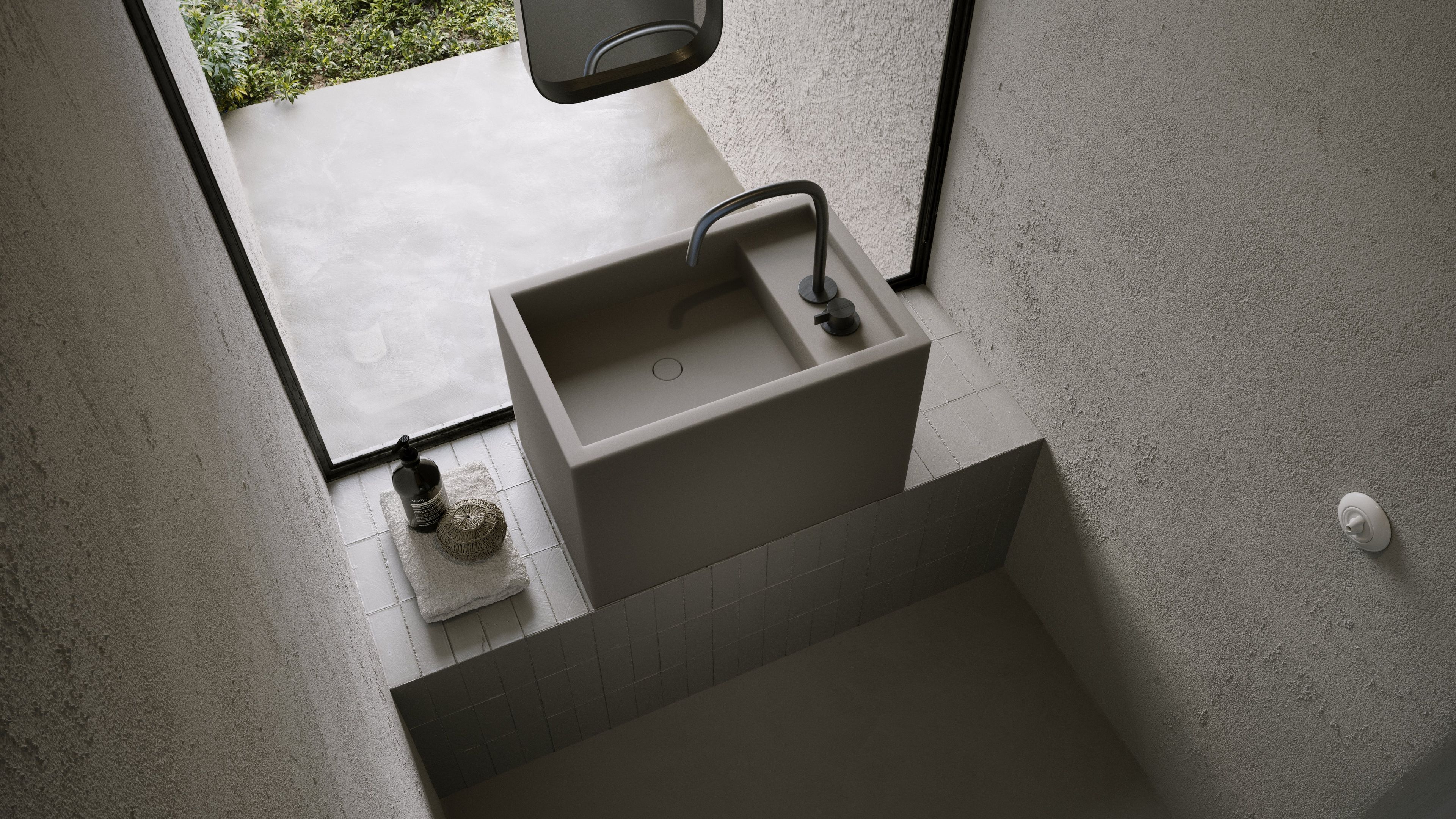 Одиночный подвесной умывальник из натурального камня COCOON Piet Boon ARCH-00052049 - Вид №32