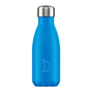 Термос 260 мл голубой Neon Blue CHILLY'S BOTTLES ДИЗАЙНЕРСКИЕ 00-3948006 Голубой