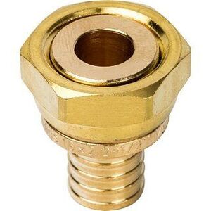 Переходник с накидной гайкой 16x1/2" аксиальный для труб из сшитого полиэтилена STOUT