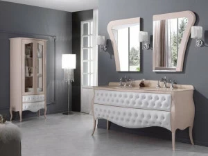 LEGNOBAGNO Тумба под умывальник с двойной стеганой и ящиками Style 2