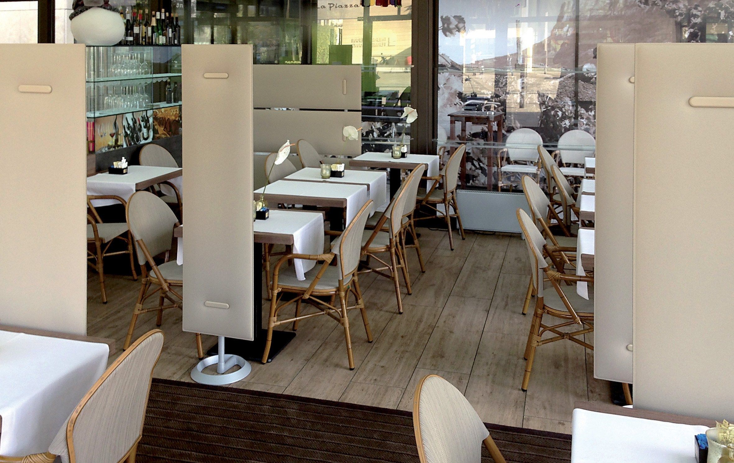 Звукопоглощающая офисная перегородка отдельно стоящая ткань Caimi Brevetti Snowsound Technology ARCH-00024906 - Вид №4