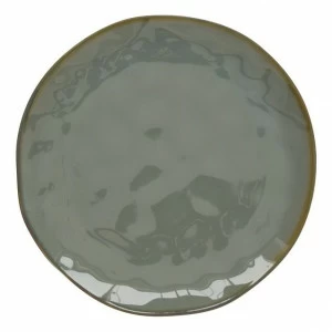 Тарелка фарфоровая серая обеденная Interiors EASY LIFE INTERIORS 00-3946731 Серый