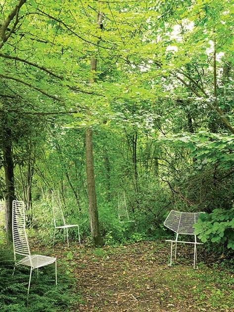 Casamania & Horm Металлический стул-санки с высокой спинкой Alieno sun-id-1504311 - Вид №3