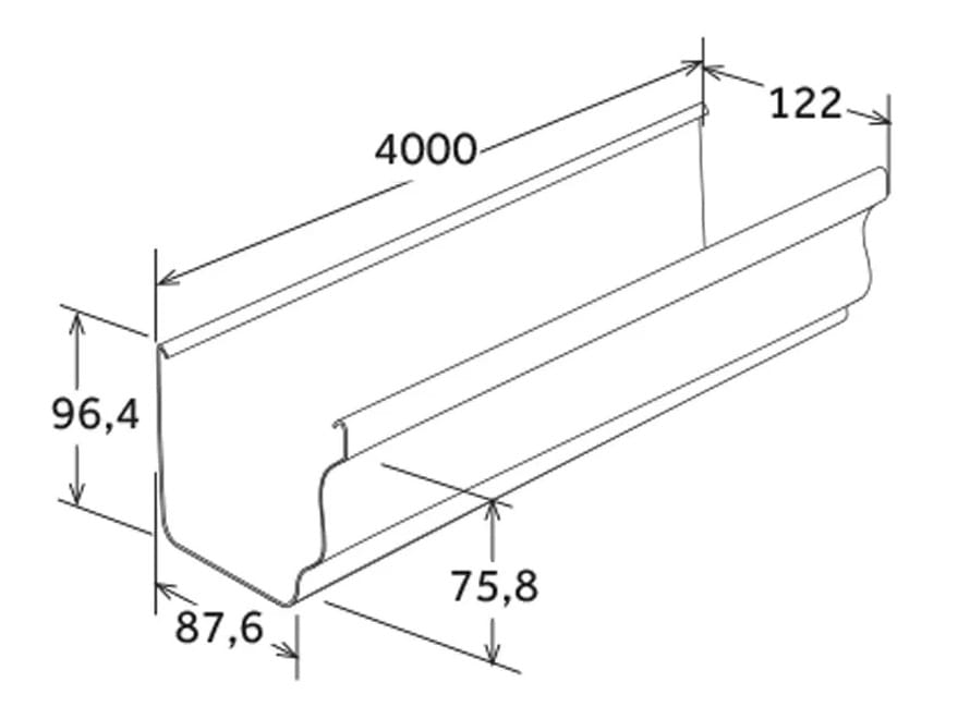 ПВХ желоба модель лучший Купраелит First Corporation First Plast ARCH-00076247 - Вид №1