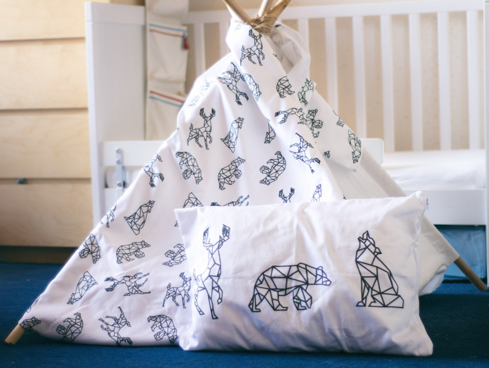 Комплект детского постельного белья Polynature VAMVIGVAM  282104 Серый Santreyd  - Вид №1