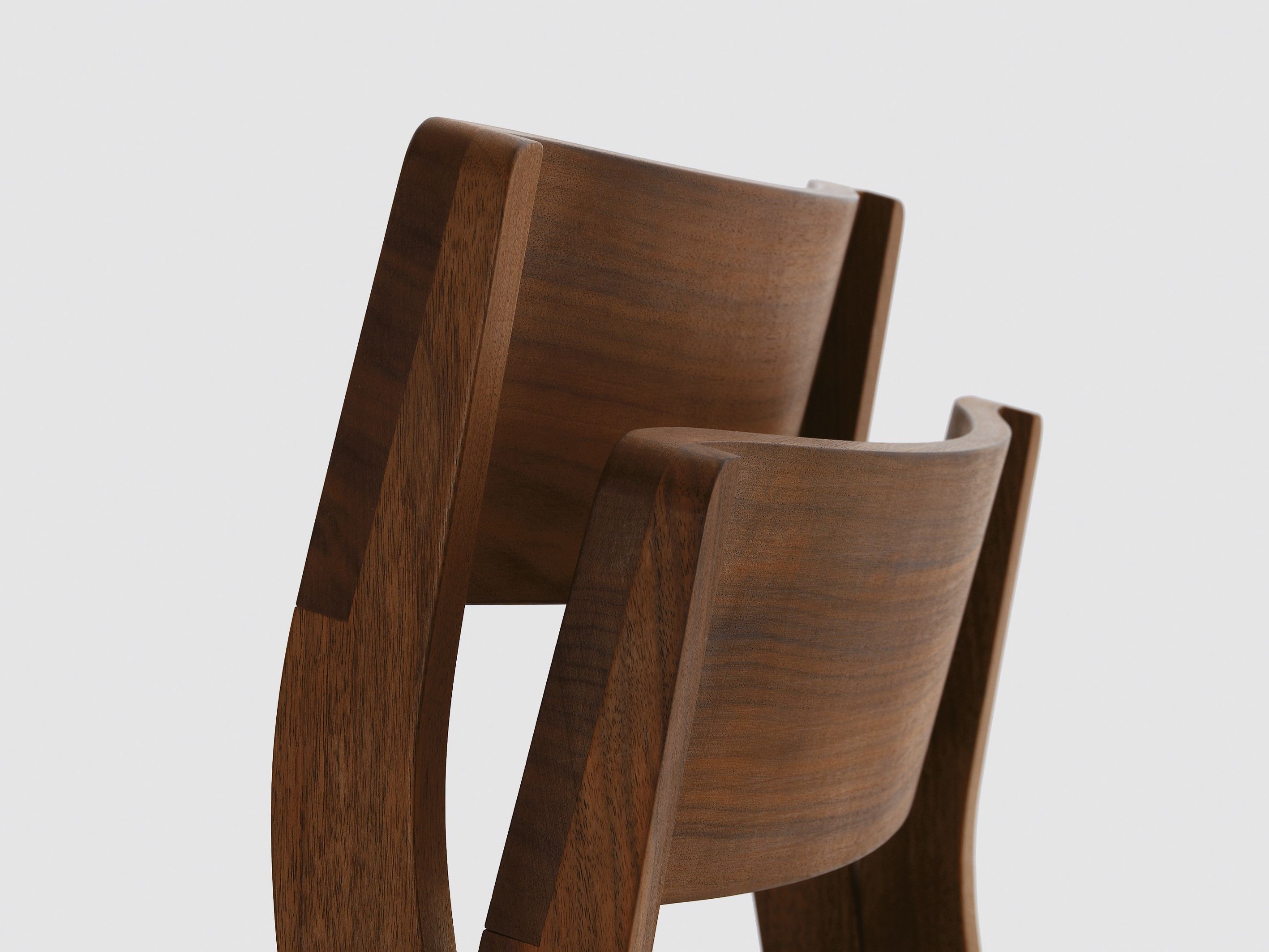 Штабелируемый стул из массива дерева ZEITRAUM сидеть ARCH-00085410 - Вид №2