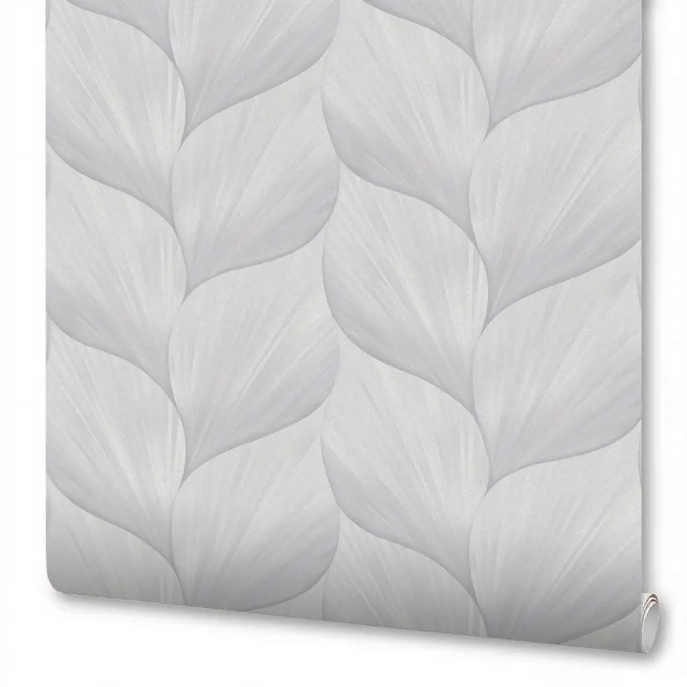 WALLSECRET Montana - Флизелиновые обои серые с растительным орнаментом 89389728 STLM-1570504