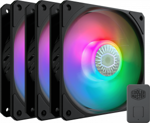MFX-B2DN-183PA-R1 masterfan sickleflow, 120mm, 4-pin (pwm), argb, 3 pcs + argb controller Cooler Master