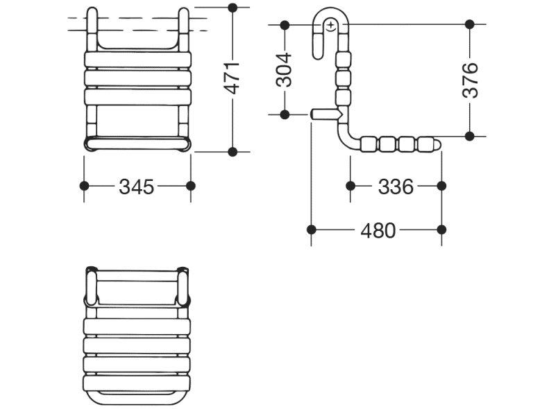 801.51B100 подвесное сиденье HEWI Edition matt | Polyamid  - Вид №6